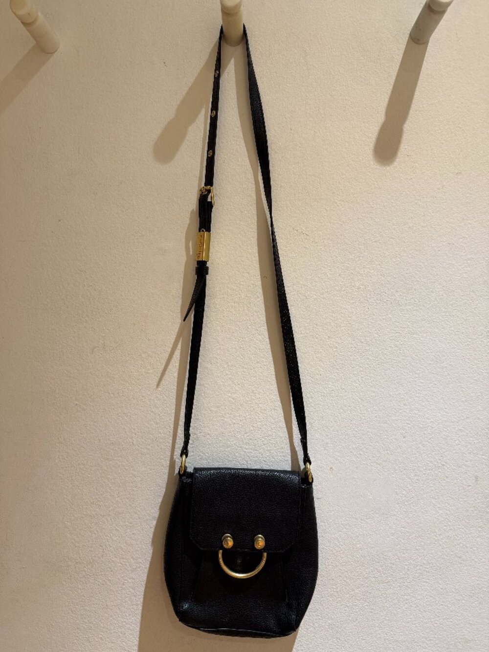 Black and Gold Shoulder/Cross-Body Bag